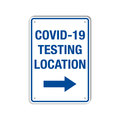 Lyle COVID Decal, Covid-19 Testing Location, 10x14 Reflective, LCUV-0014-RD_10x14 LCUV-0014-RD_10x14